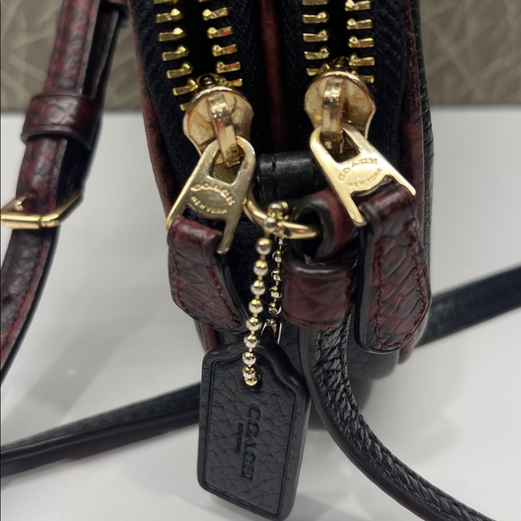 Coach Black and Brown Logo Crossbody - Picture 4 of 5